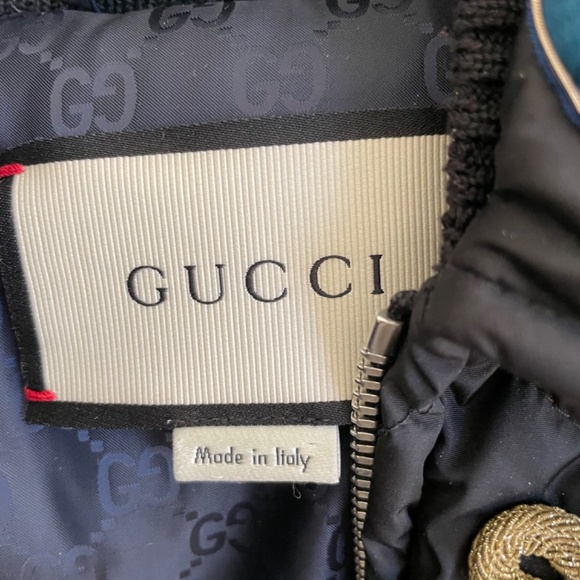 Gucci Embroidered quilted bomber jacket - Picture 4 of 5